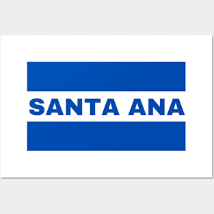 Santa Ana City in El Salvador Flag Colors Posters and Art